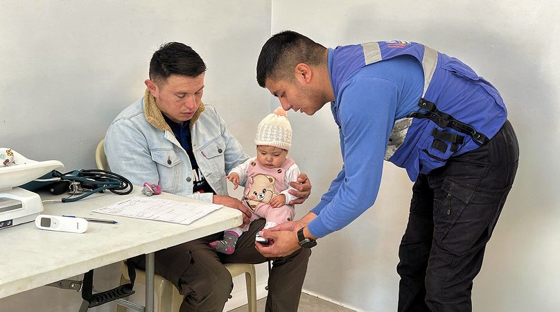 Brigadas médicas en Ecuador. Salud preventiva gratuita con Banco VisionFund.
