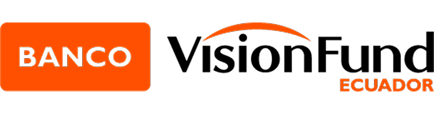 Logo Banco VisionFund Ecuador. Préstamos y servicios financieros.